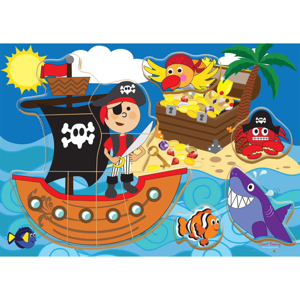 Pirate Chunky Puzzle 12pc