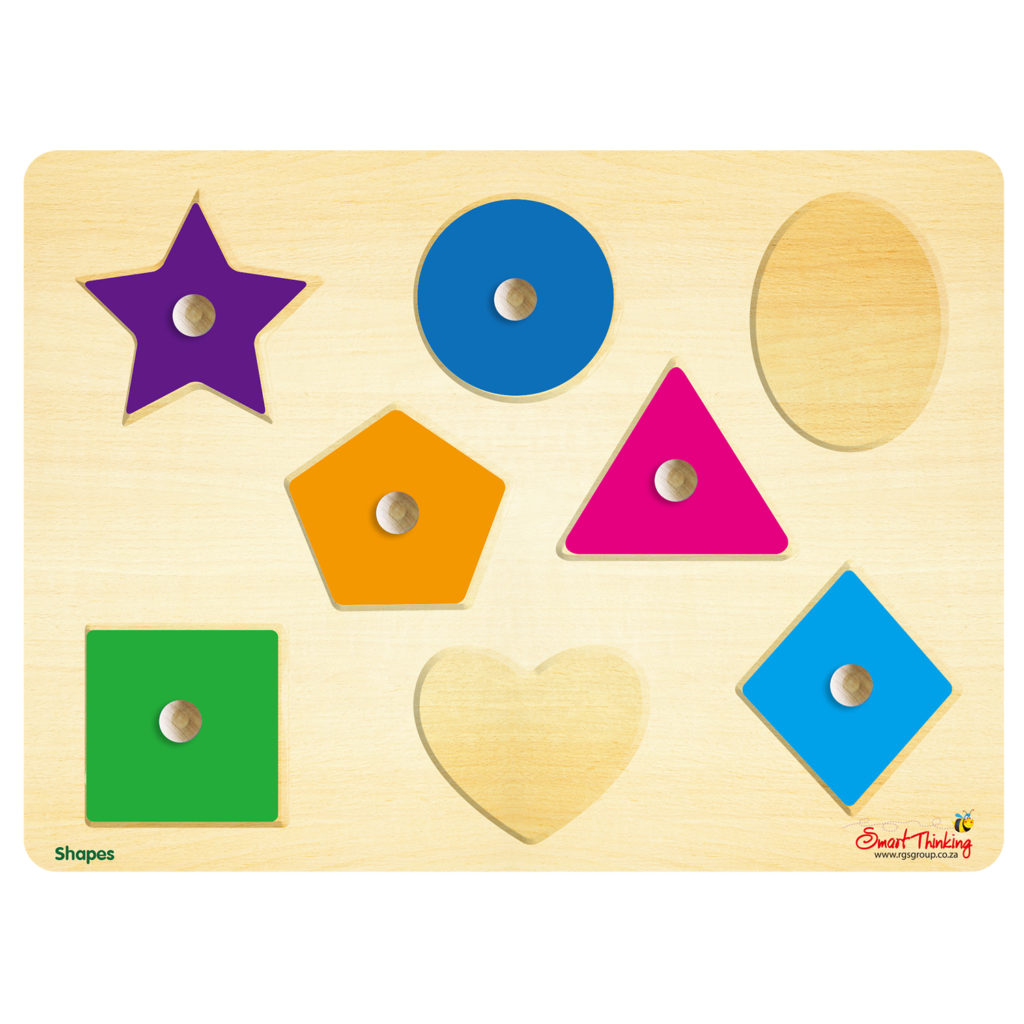 Shapes Peg Puzzle 8pc RGS Group