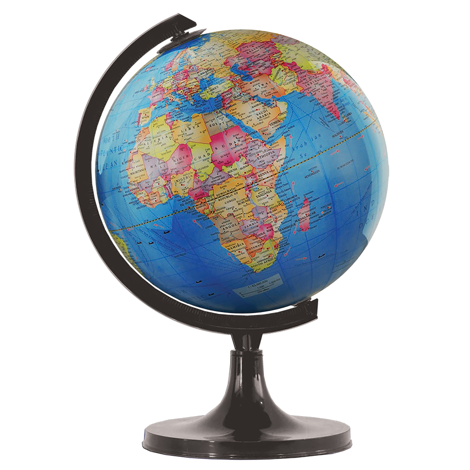 world globe on stand