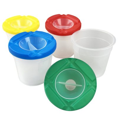 Non-spill Paint Pots
