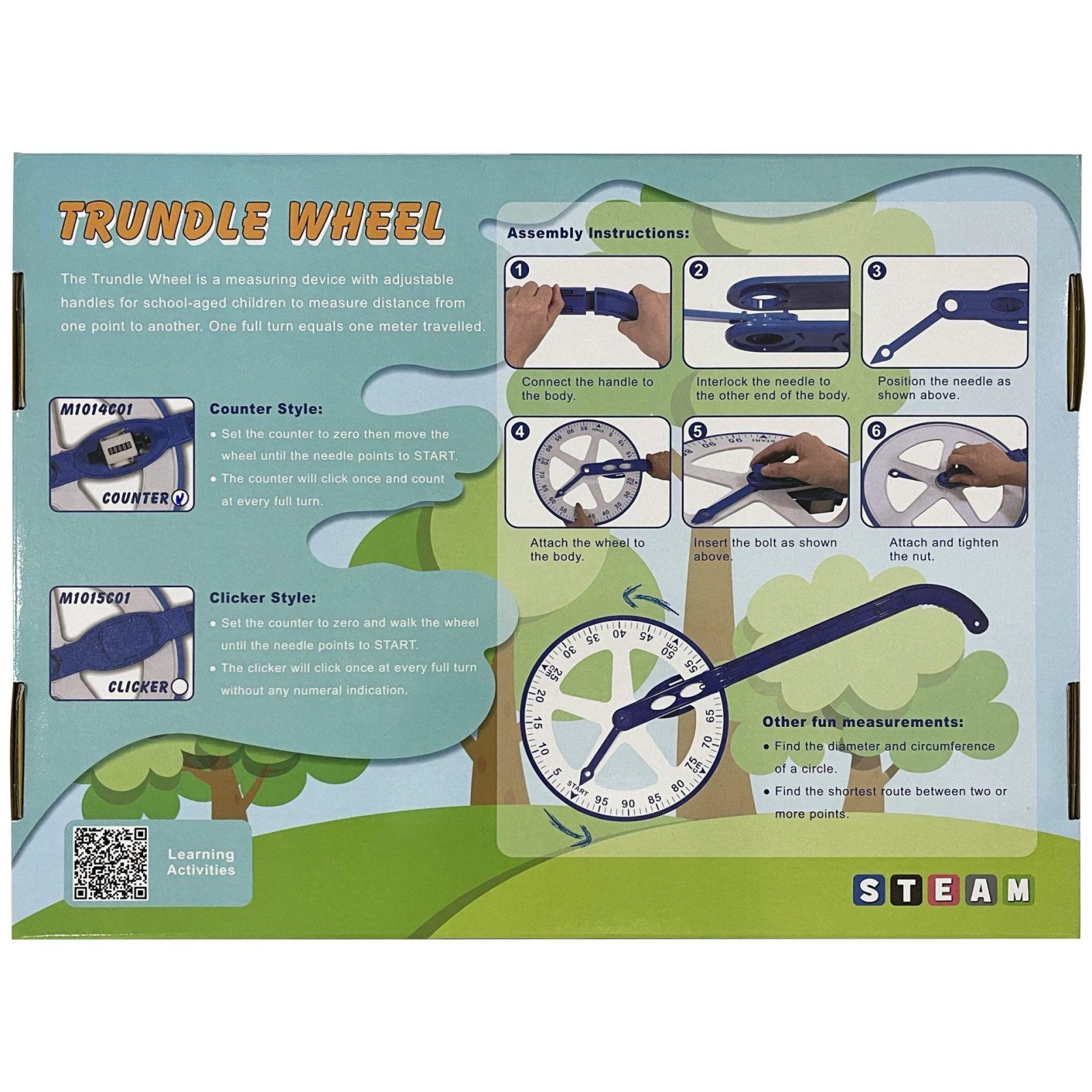 Trundle Wheel & Counters - Set Of 10