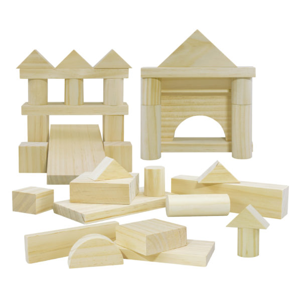 Large Wooden Blocks 60pc – RGS Group