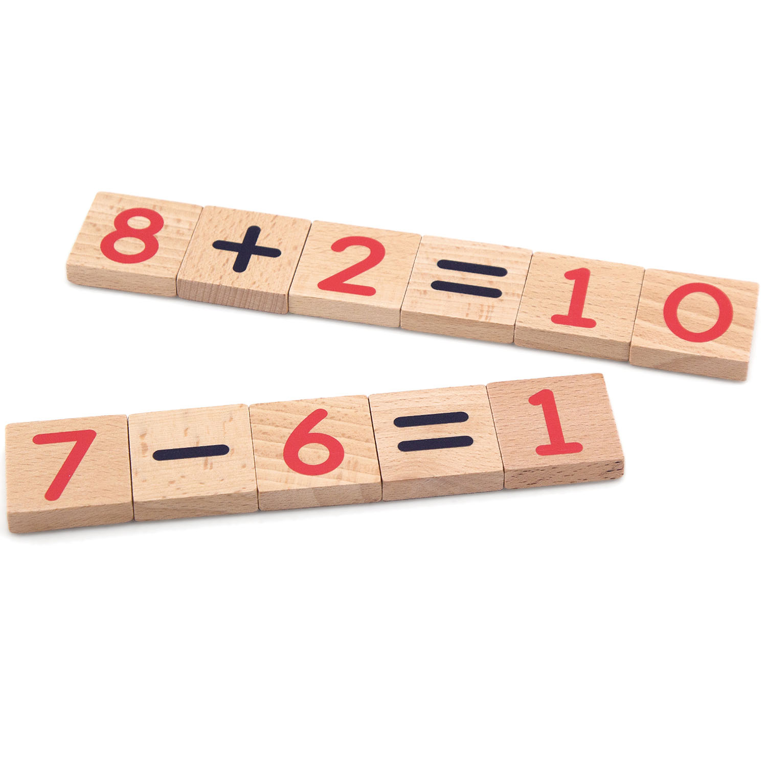 magnetic wooden number sums