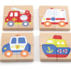 4 varients to transport themed magnetic wooden puzzles