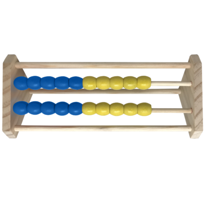 2 row abacus for early learners