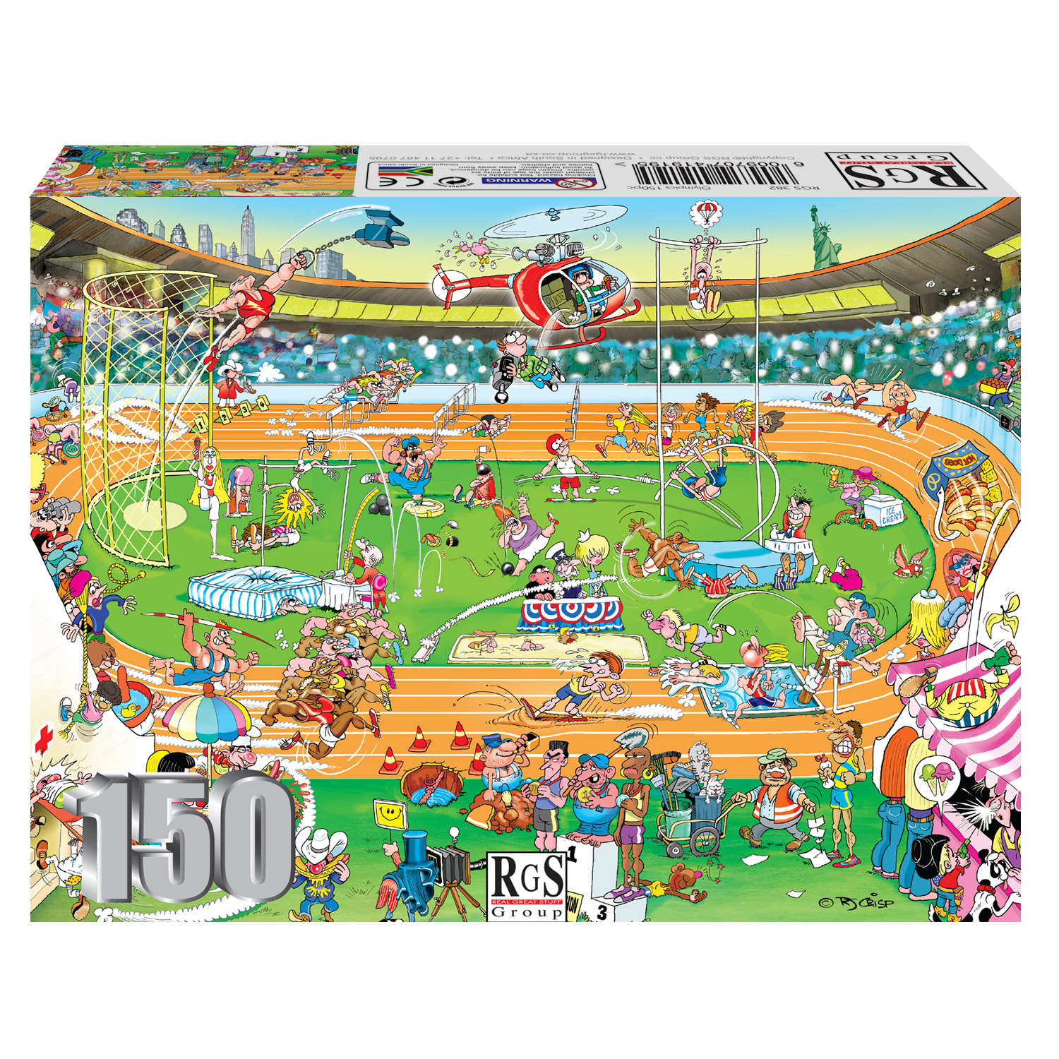 150pc puzzle olympics cartoon puzzle with many events