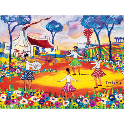 500pc puzzle Children playing ball