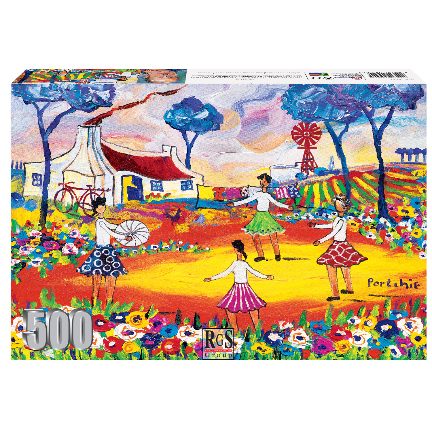 500pc puzzle Children playing ball