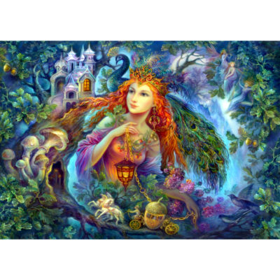 1000pc puzzle of the Forest Fairy and her secret helpers