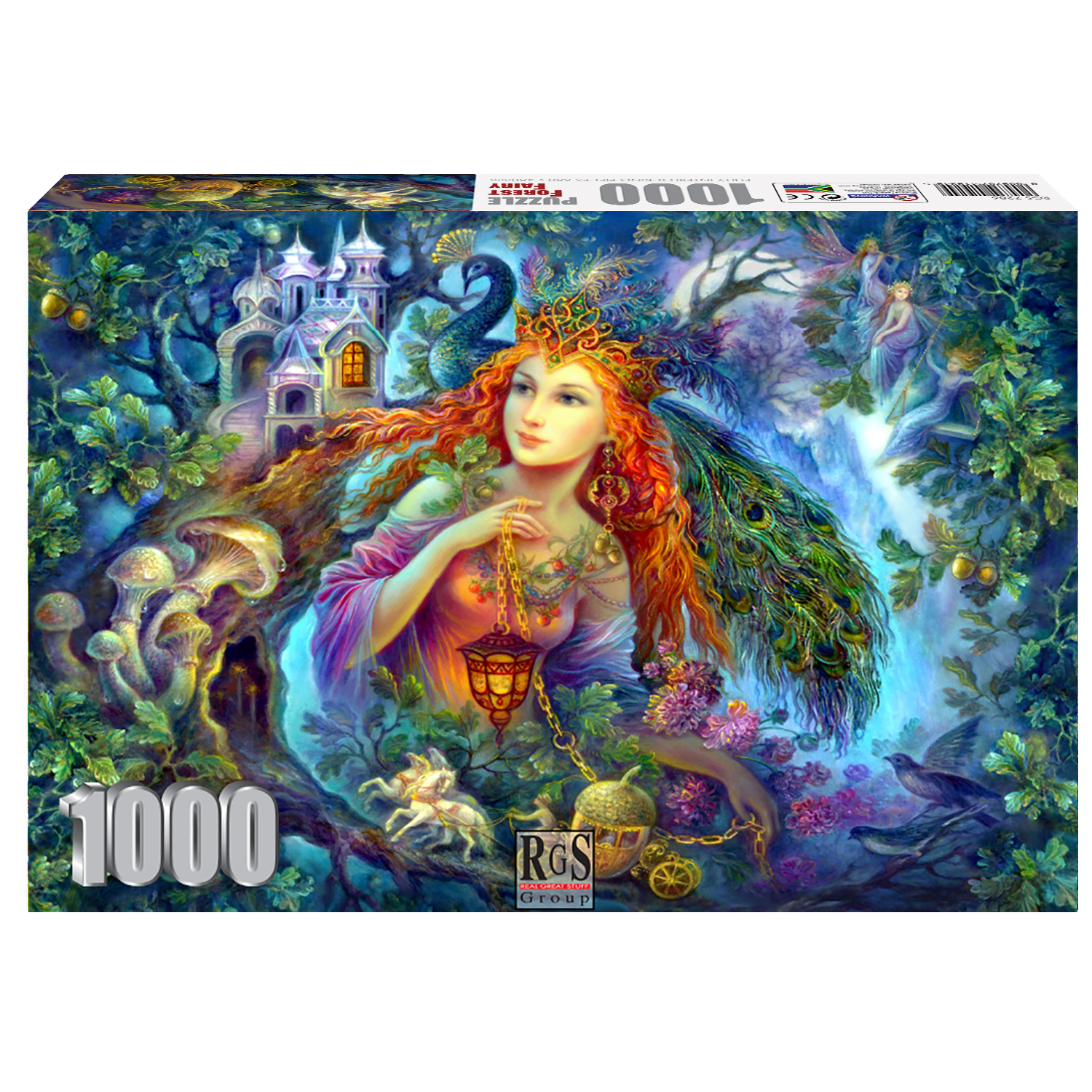 1000pc puzzle of the Forest Fairy and her secret helpers