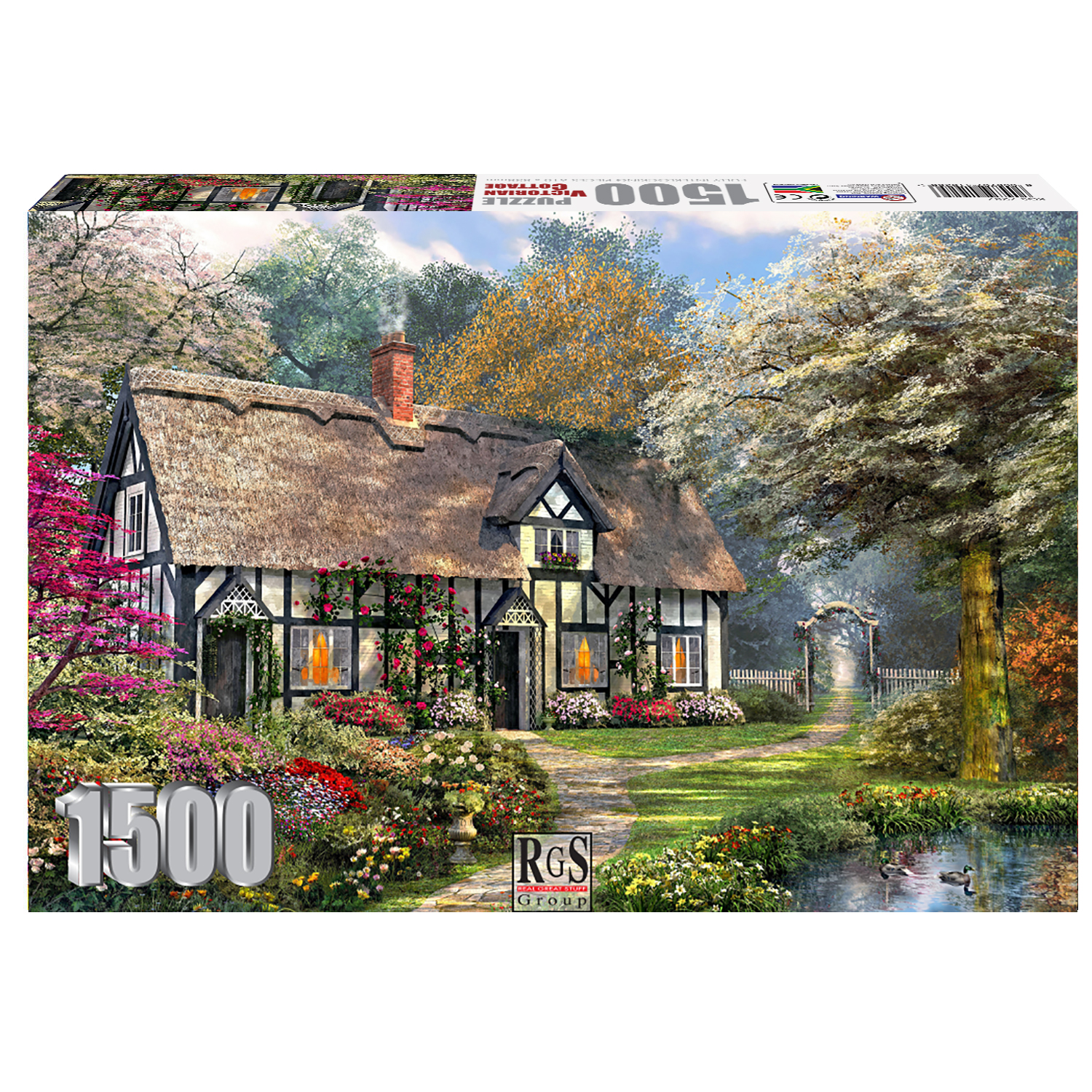 Victorian Cottage 1000 Piece Jigsaw Puzzle Detailed for the puzzler Family Fun 