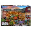 1000pc puzzle of a European dinner view of the city
