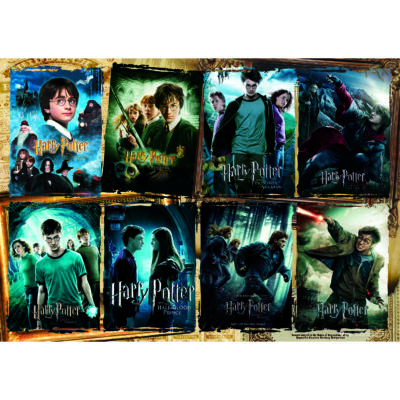 harry potter covers for all 8 movies