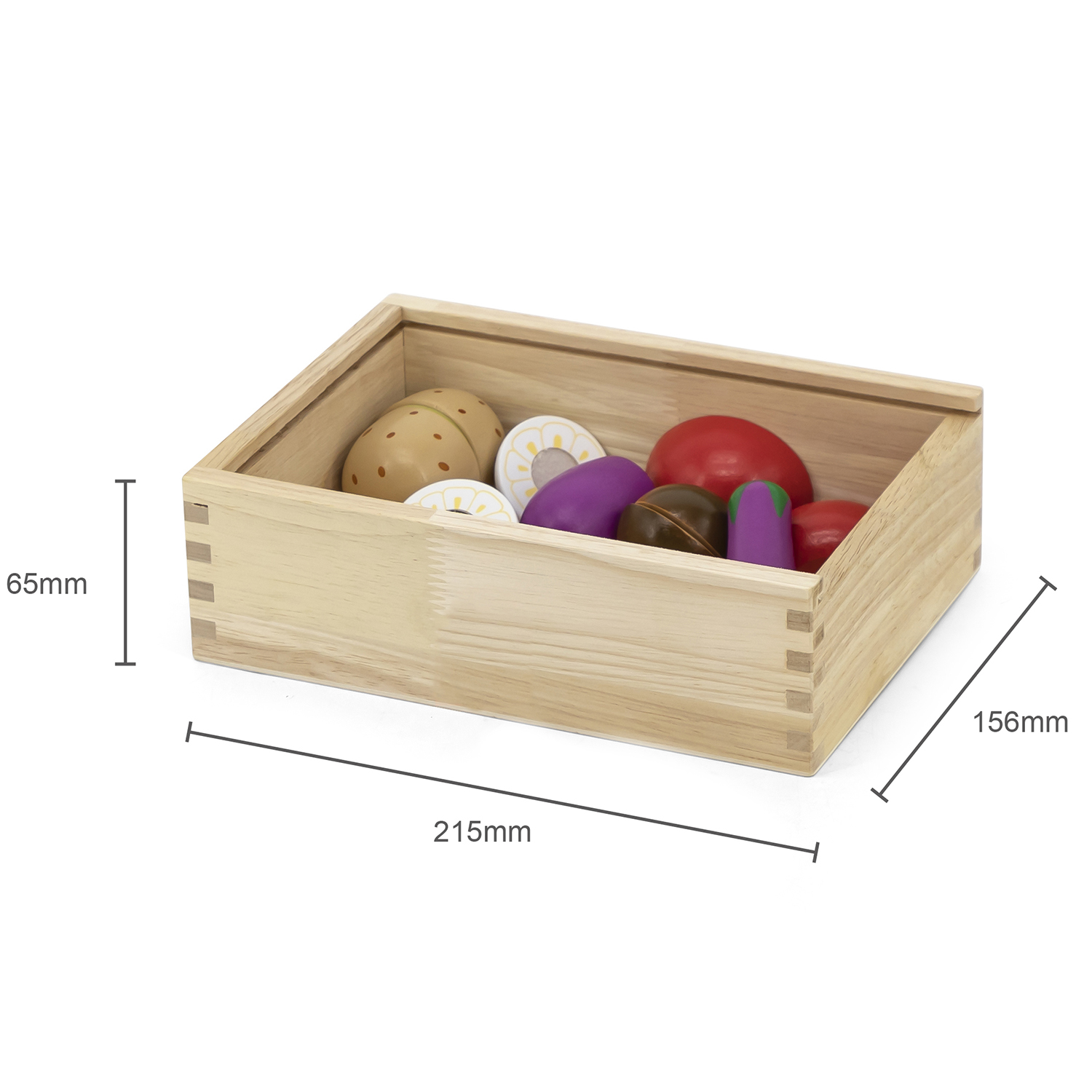 dimensions for cutting vegetables box