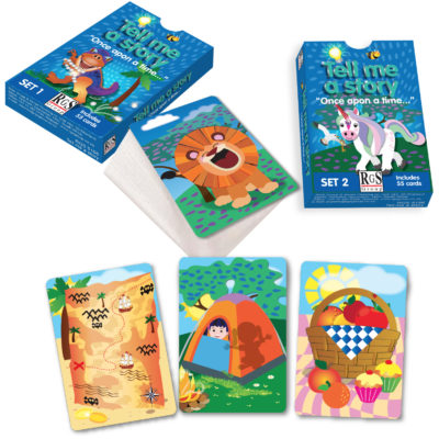 2 sets of RGS tell a story picture cards