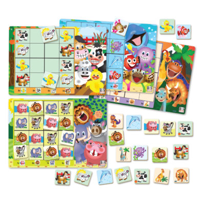 RGS My first sudoku puzzle cards and wooden character tiles