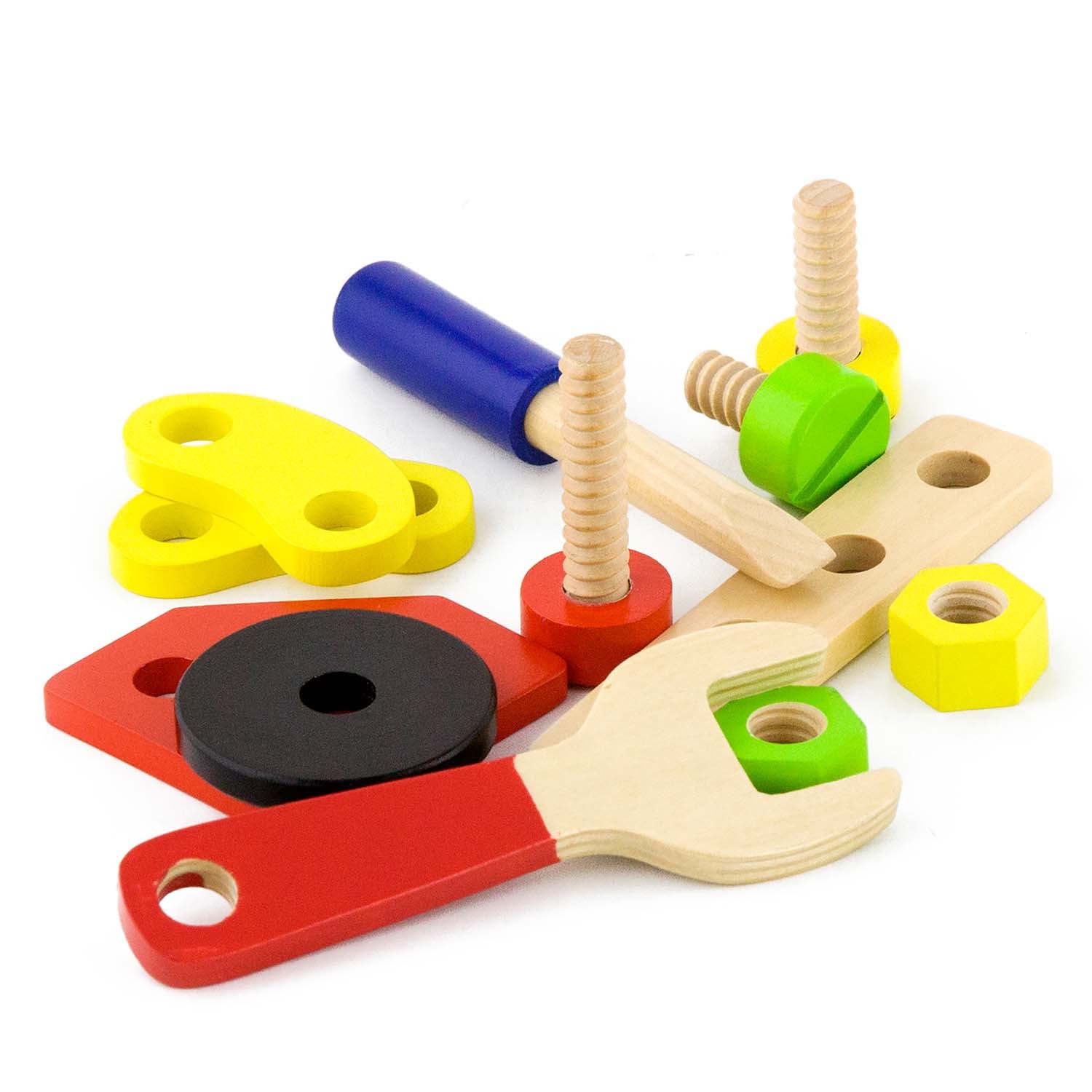 tools included in the construction blocks set