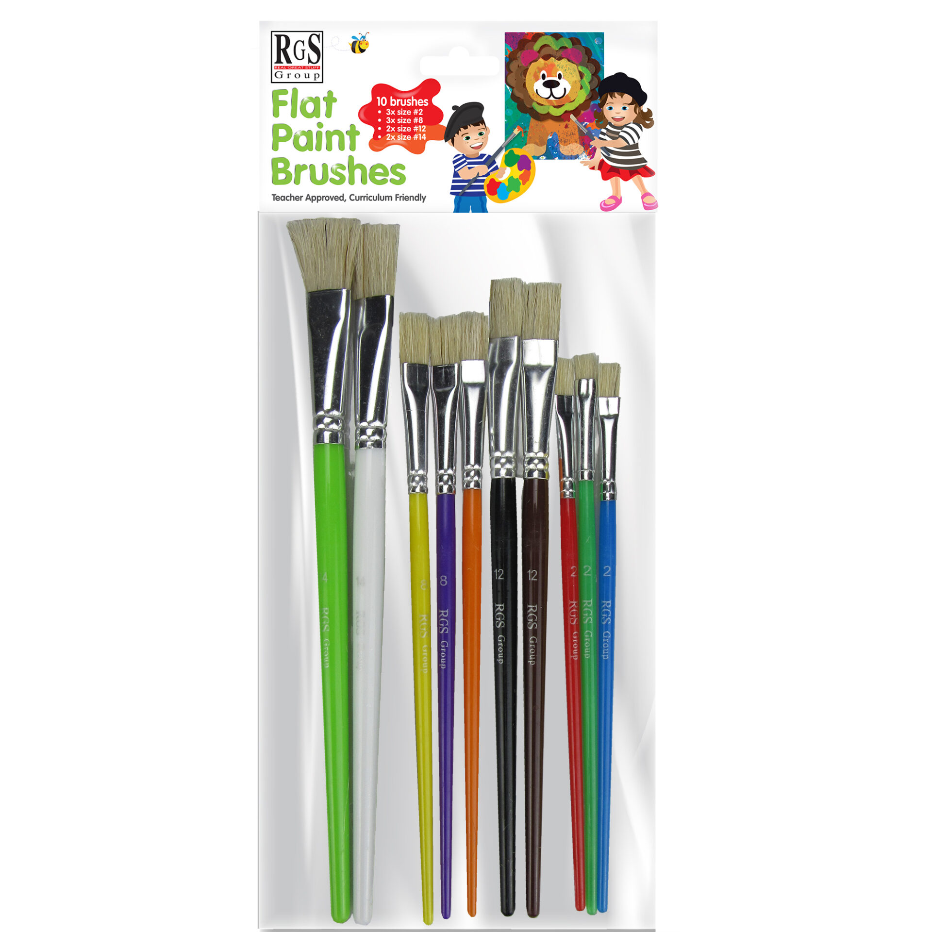 Flat Paintbrush Set RGS Group