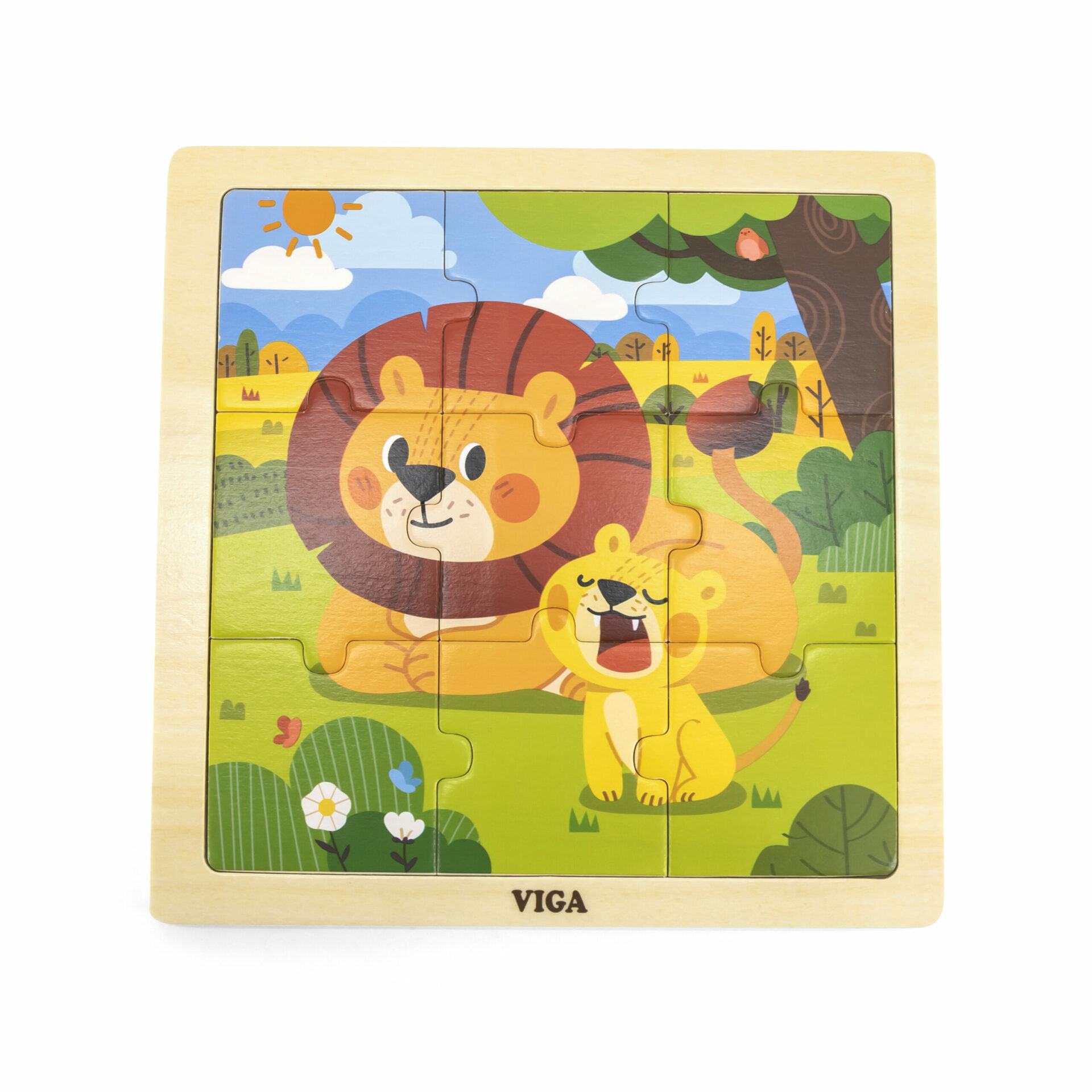 Lion Wooden Puzzle  Lion Jigsaw Puzzle