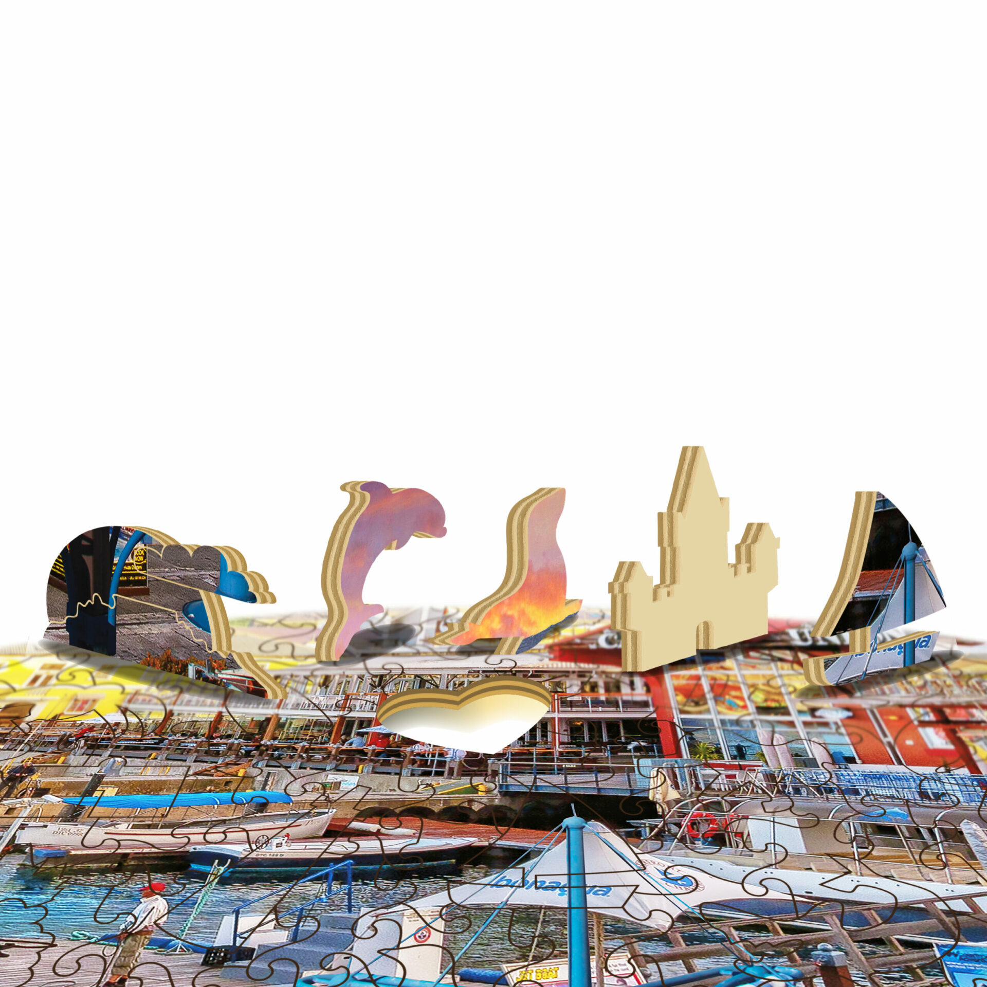 Cape Town Laser Crafted Widget Puzzle 450pc RGS Group