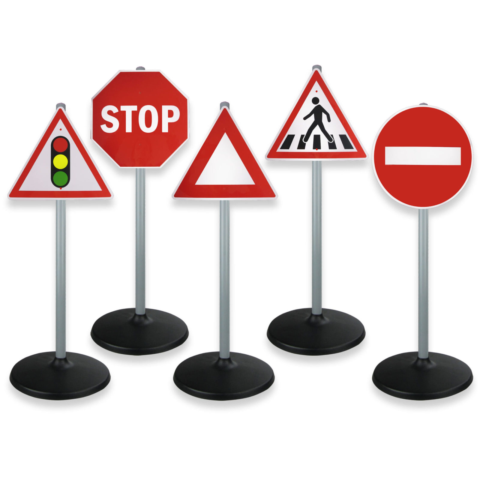 plastic road signs for outdoor play