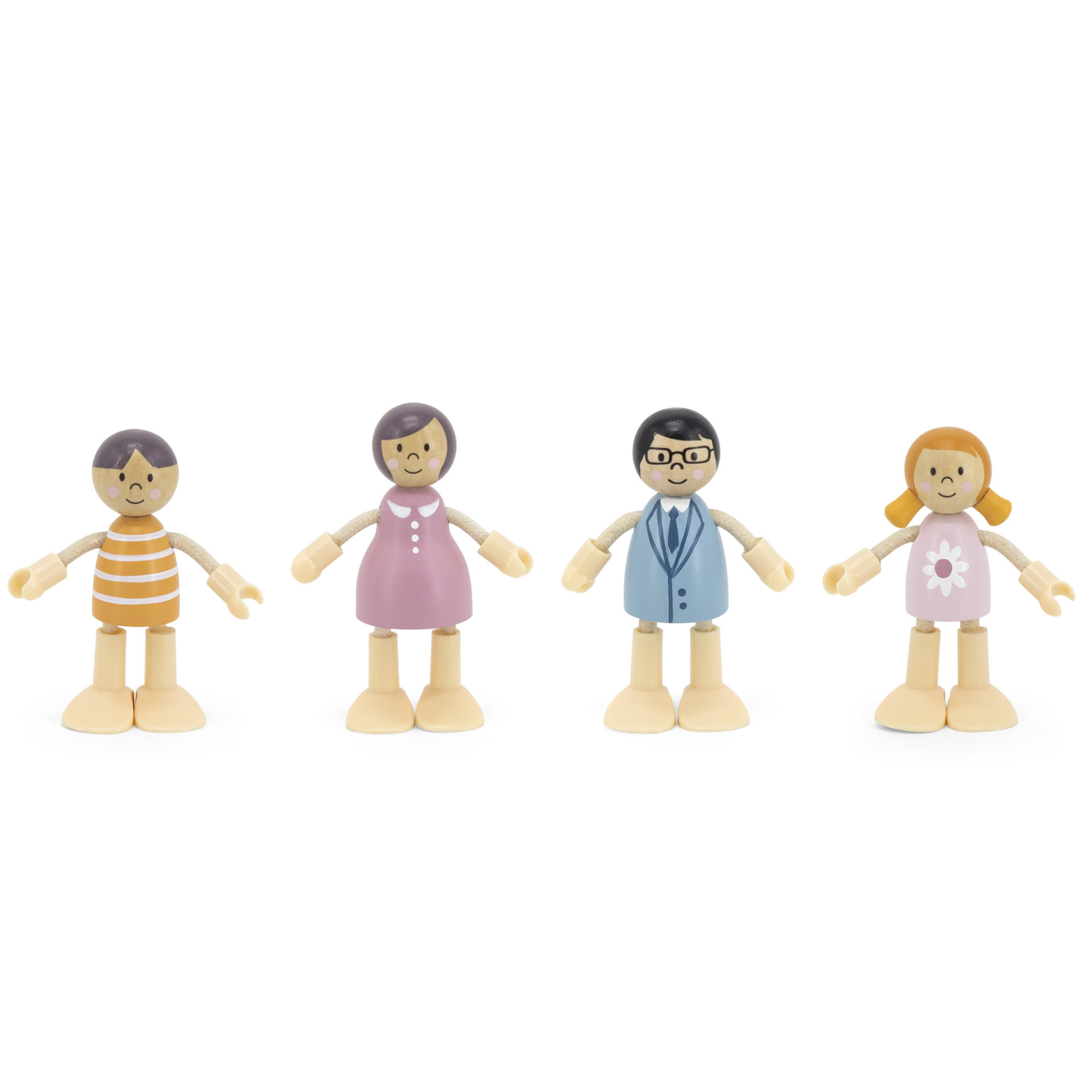 Bendable sales doll family