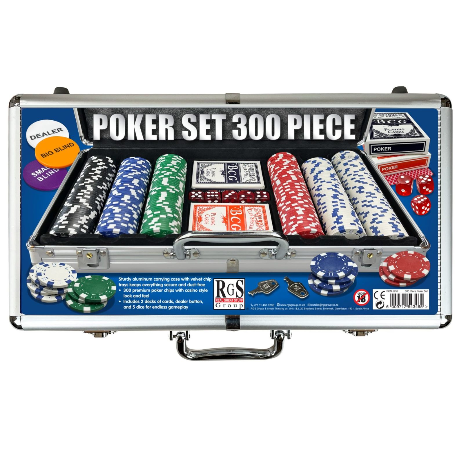 Poker Set in Case 300pc – RGS Group
