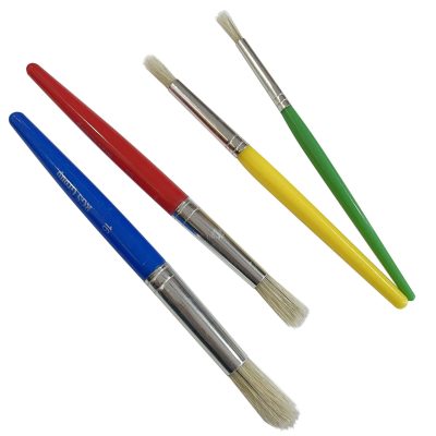 Round Paintbrush Set 4pc