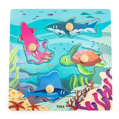 Knob Puzzle Sea Animals