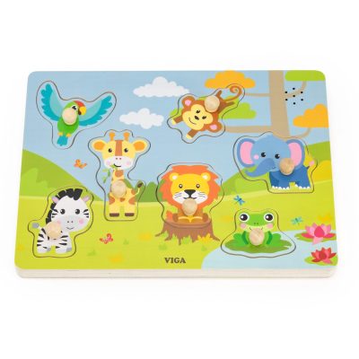 Sound Puzzle Jungle Animals 7pc