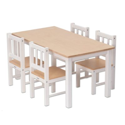 Wooden Table with Chairs