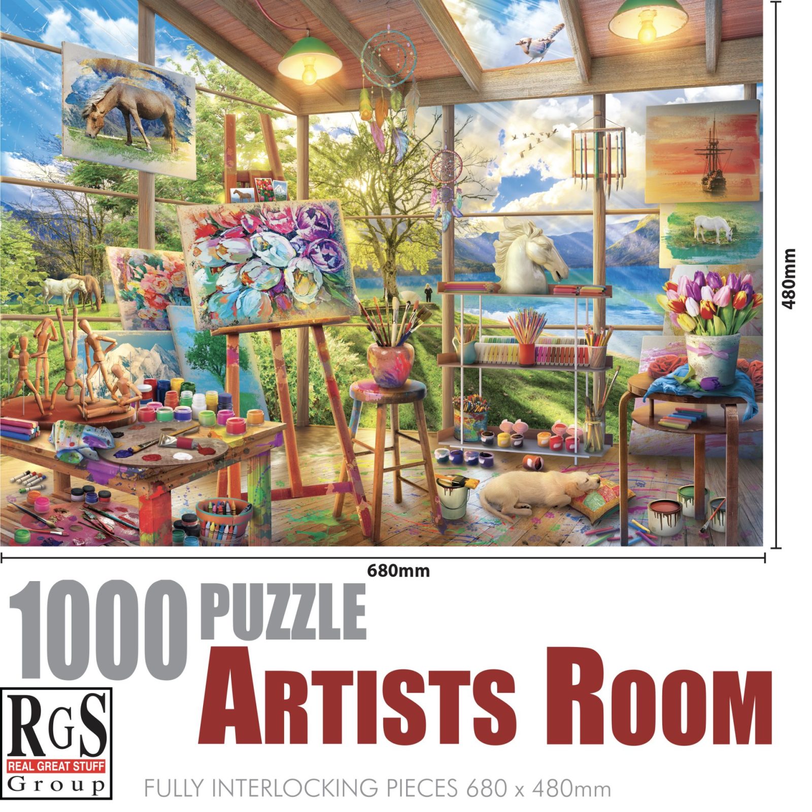 Artist's Room 1000pc – RGS Group