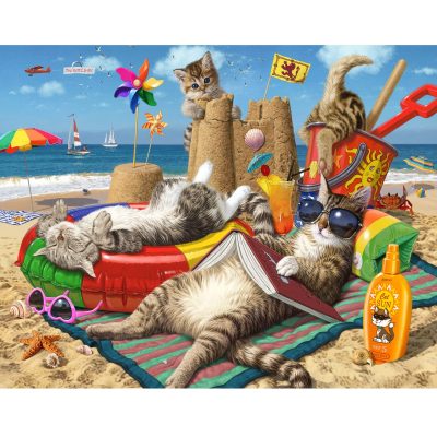 Cats on the Beach 300pc