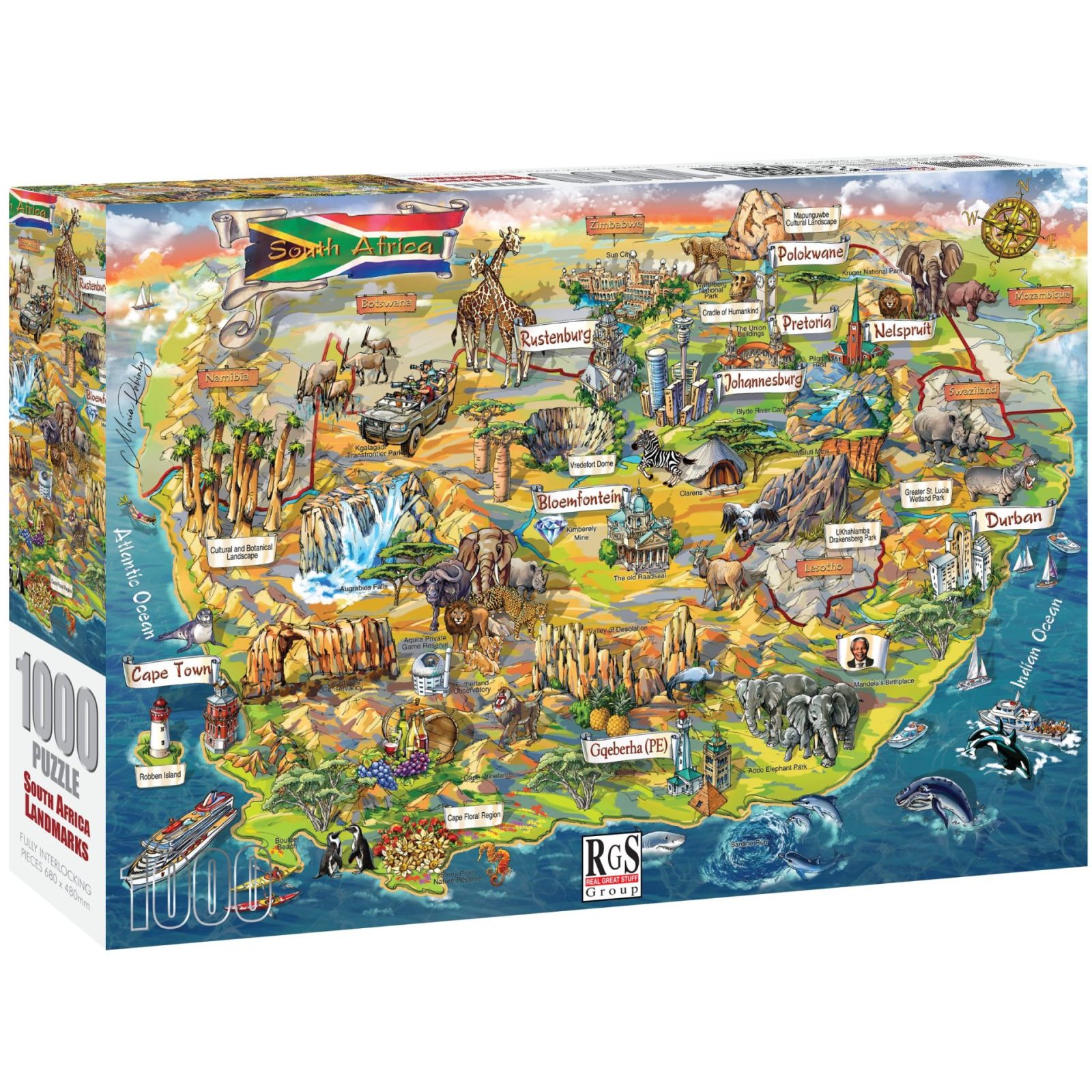 South Africa Landmarks 1000pc – RGS Group