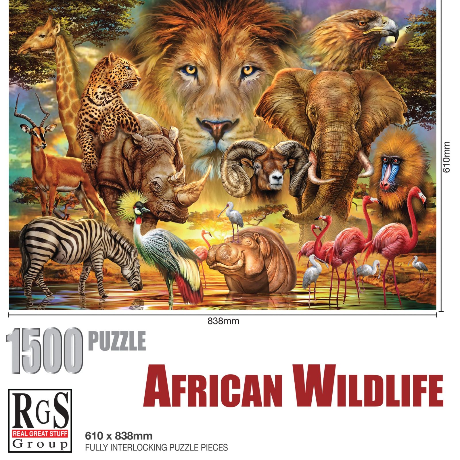 African Wildlife 1500pc – RGS Group