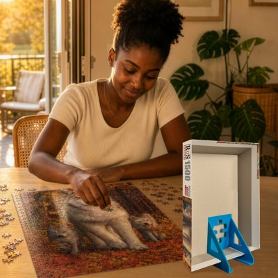 Puzzle Box Lid Stand