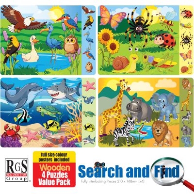 My World Creatures 4 Puzzle Pack
